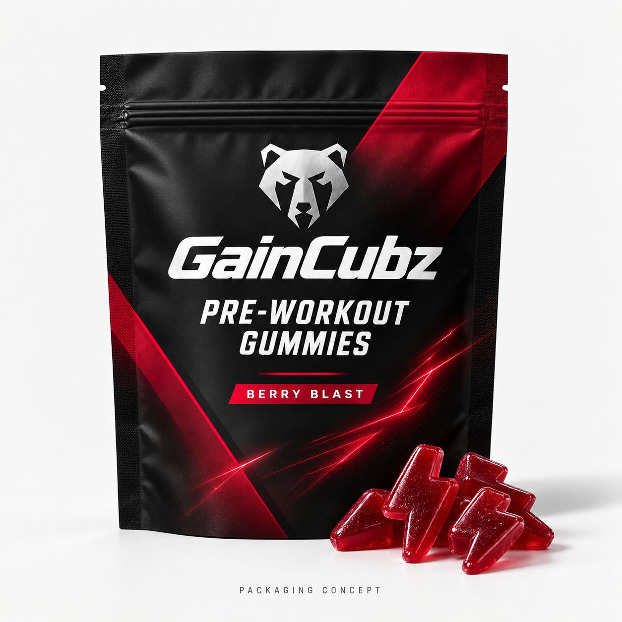 GainCubz Pre-Workout Gummies